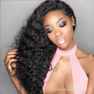 Raw Cuticle Aligned Human Hair Wigs Transparent Swiss HD Lace  13*4 Lace Frontal Deep Wave Wig for Black Women